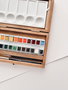 Van Gogh Set de acuarelas en caja de madera con 24 colores y 3 accesorios